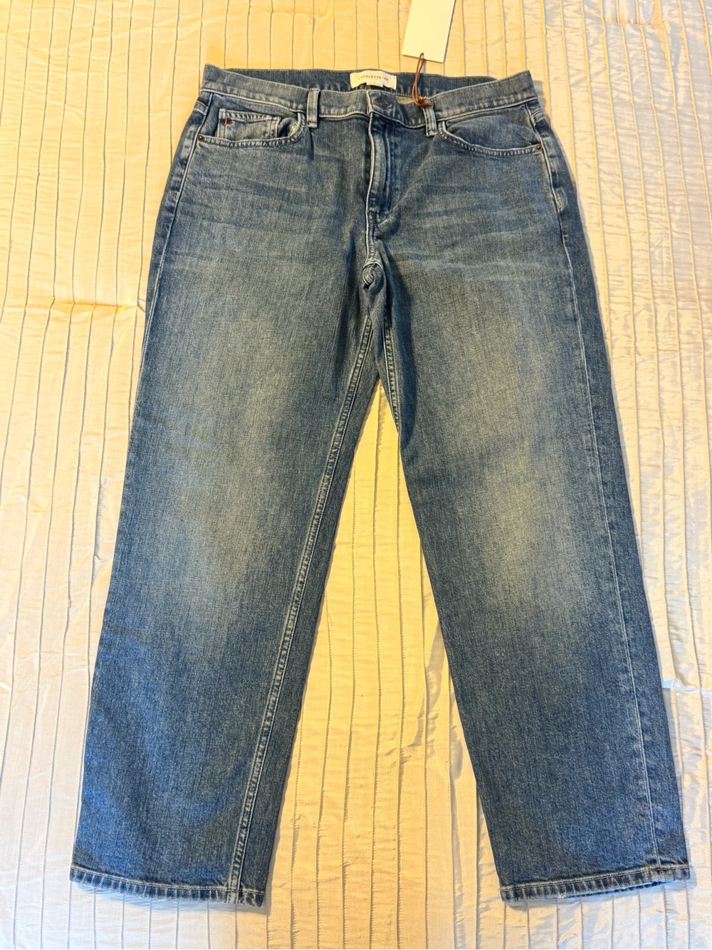 Lafayette 148 New York Women's Straight-Leg Blue Jeans